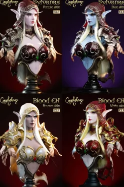 1/3 Scale Lady Sylvanas Windrunner Bust Statue - World of Warcraft Resin Statue - CandyHouse Studio