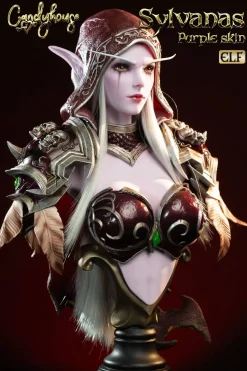 1/3 Scale Lady Sylvanas Windrunner Bust Statue - World of Warcraft Resin Statue - CandyHouse Studio
