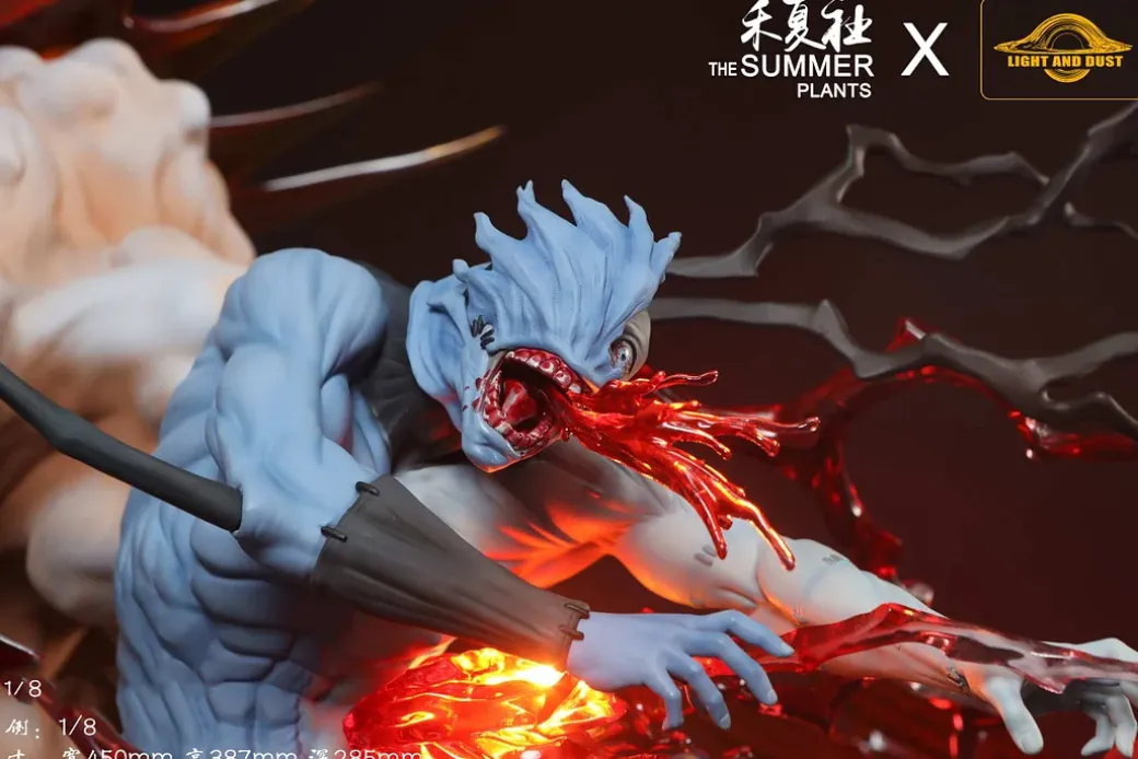 1/8 Scale Last Attack Yuji Itadori VS Mahito with LED - Jujutsu Kaisen Resin Statue - Light and Dust Studio