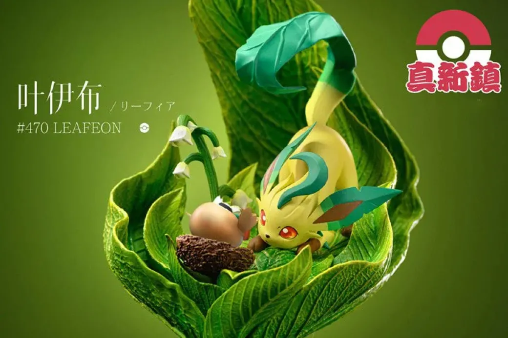 1/10 Scale Leafeon, Glaceon & Sylveon - Pokemon Resin Statue - ZhenXinZhen Studios