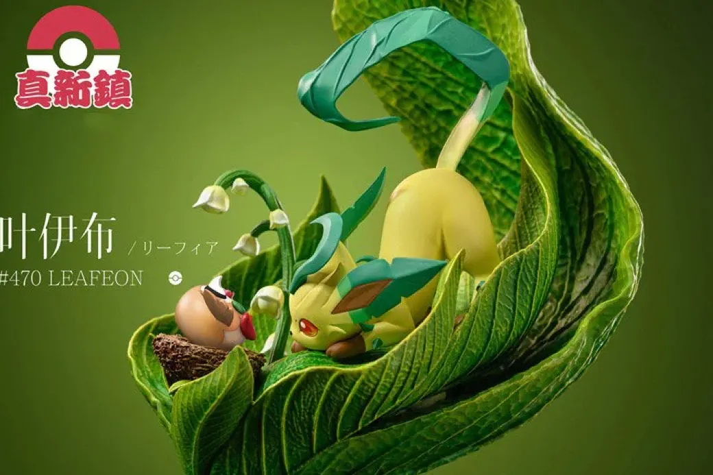 1/10 Scale Leafeon, Glaceon & Sylveon - Pokemon Resin Statue - ZhenXinZhen Studios