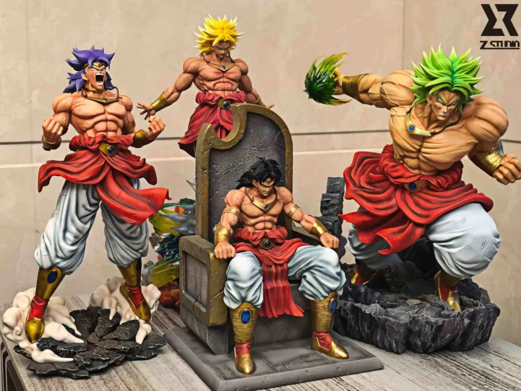 1/6 Scale Legend Broly with LED - Dragon Ball Resin Statue - Z-Studio