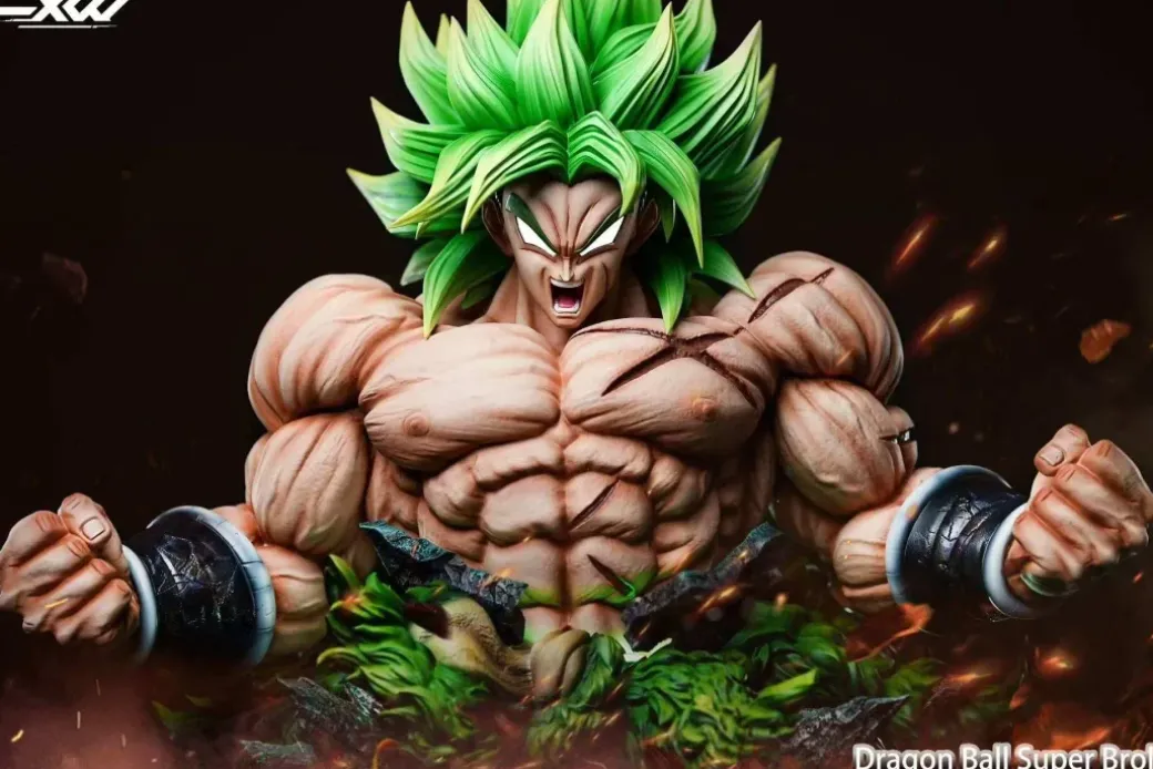 1/4 Scale Legendary Super Saiyan Broly with LED - Dragon Ball Resin Statue - FXW Studio