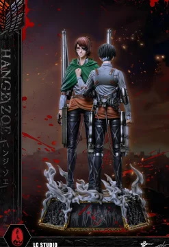 1/6 Scale Levi Ackerman & Hange Zoe - Attack on Titan Resin Statue - LC-Studios