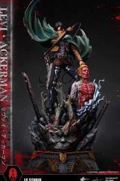 1/6 Scale Levi Ackerman carrying Zeke Yeager - Attack On Titan Resin Statue - LC-Studios