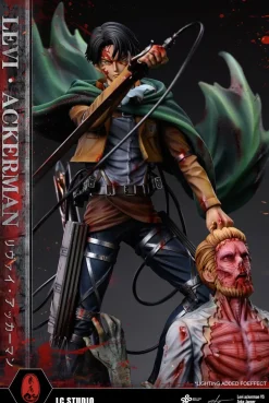 1/6 Scale Levi Ackerman carrying Zeke Yeager - Attack On Titan Resin Statue - LC-Studios