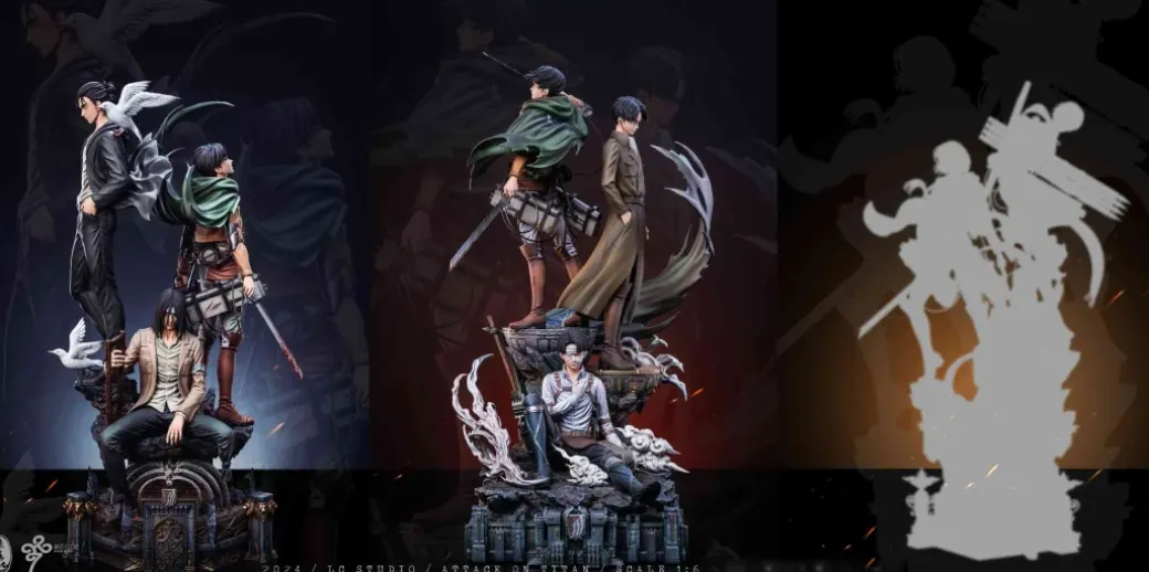 1/6 Scale Levi Ackerman's Memoirs - Attack On Titan Resin Statue - LC-Studios