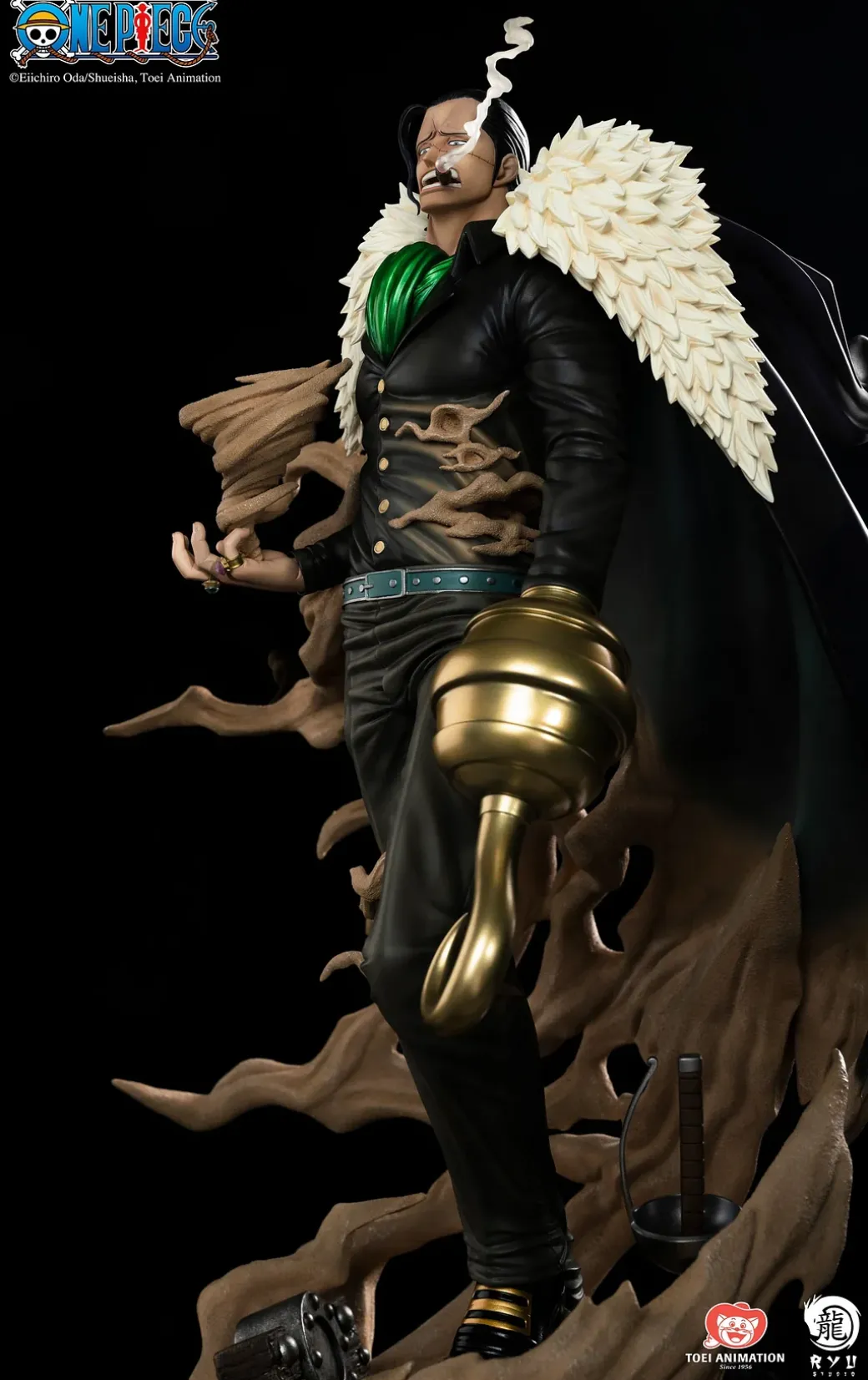 1/6 Scale Licensed Marineford Arc Crocodile - ONE PIECE Resin Statue - RYU Studios