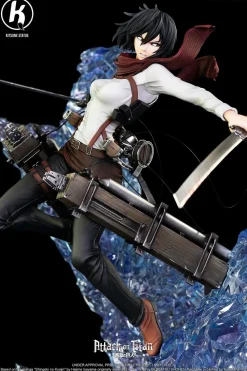 1/6 Scale Licensed Mikasa Ackerman - Attack On Titan Resin Statue - Kitsune Statue