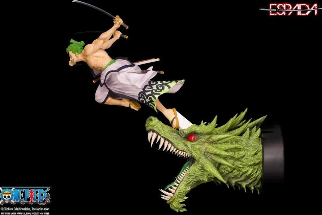 1/8 Scale Licensed Wano Country Santoryu Roronoa Zoro - ONE PIECE Resin Statue - Espada Art Studios