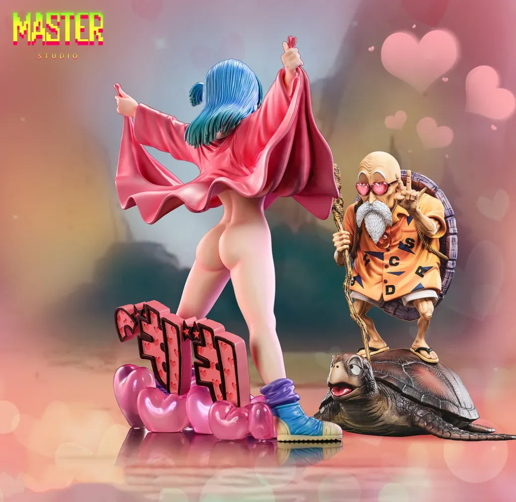1/6 Scale Lifting Skirt Bulma - Dragon Ball Resin Statue - master Studio