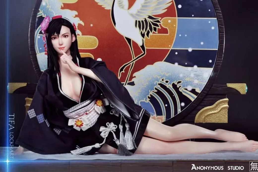 1/4 Scale Lockhart Tifa with LED - (FF7) Final Fantasy VII Resin Statue - Anonymous Studios