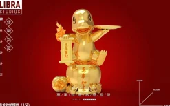 1/2 Scale Lucky Charmander - Pokemon Resin Statue - LIBRA Studios
