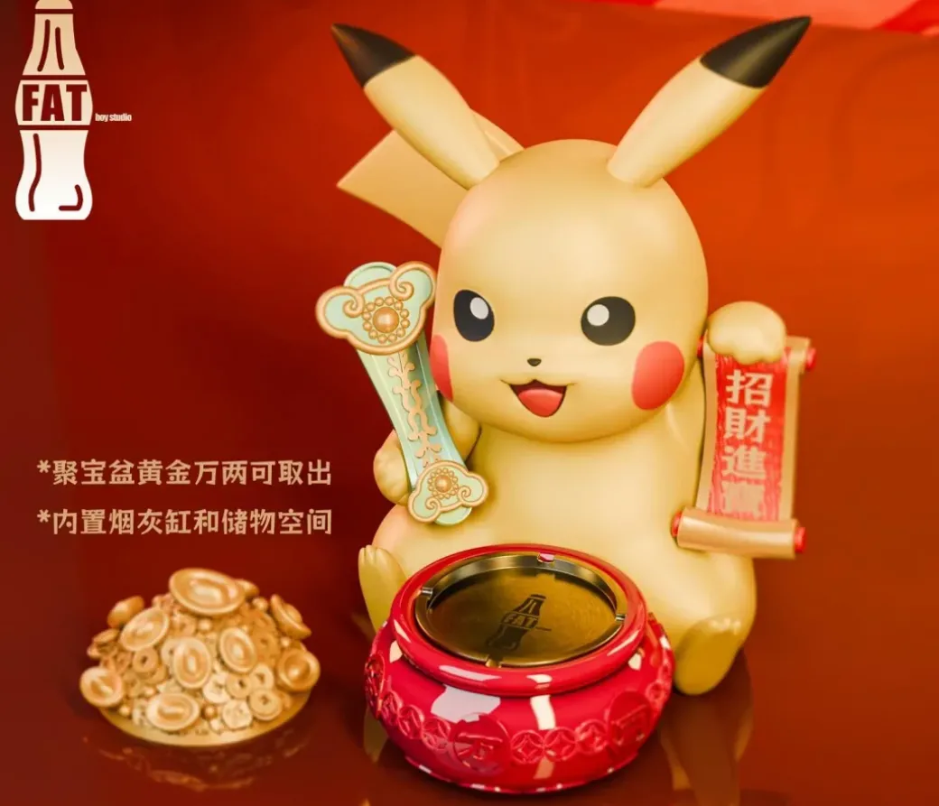 1/1 Scale Lucky Pikachu - Pokemon Resin Statue - FAT BOY Studio