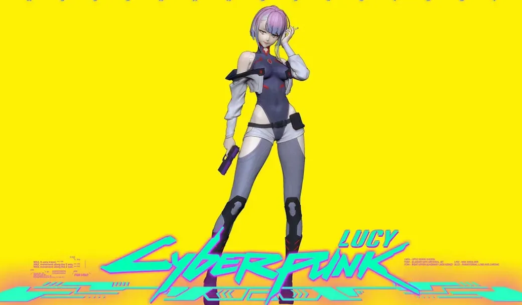 1/6 Scale Lucyna Kushinada with LED - Cyberpunk: Edgerunners Resin Statue - Fallen Angel Studio