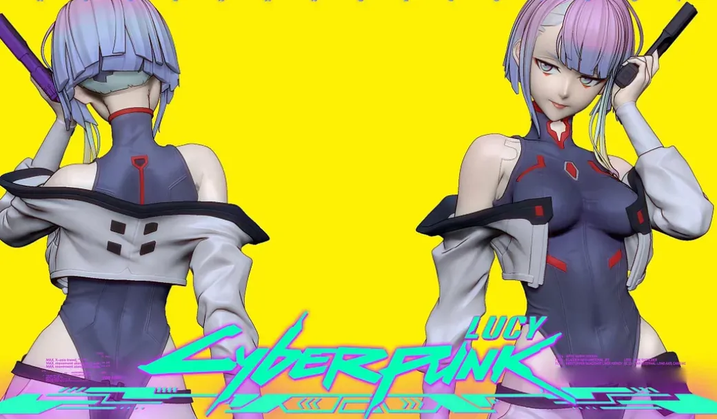 1/6 Scale Lucyna Kushinada with LED - Cyberpunk: Edgerunners Resin Statue - Fallen Angel Studio