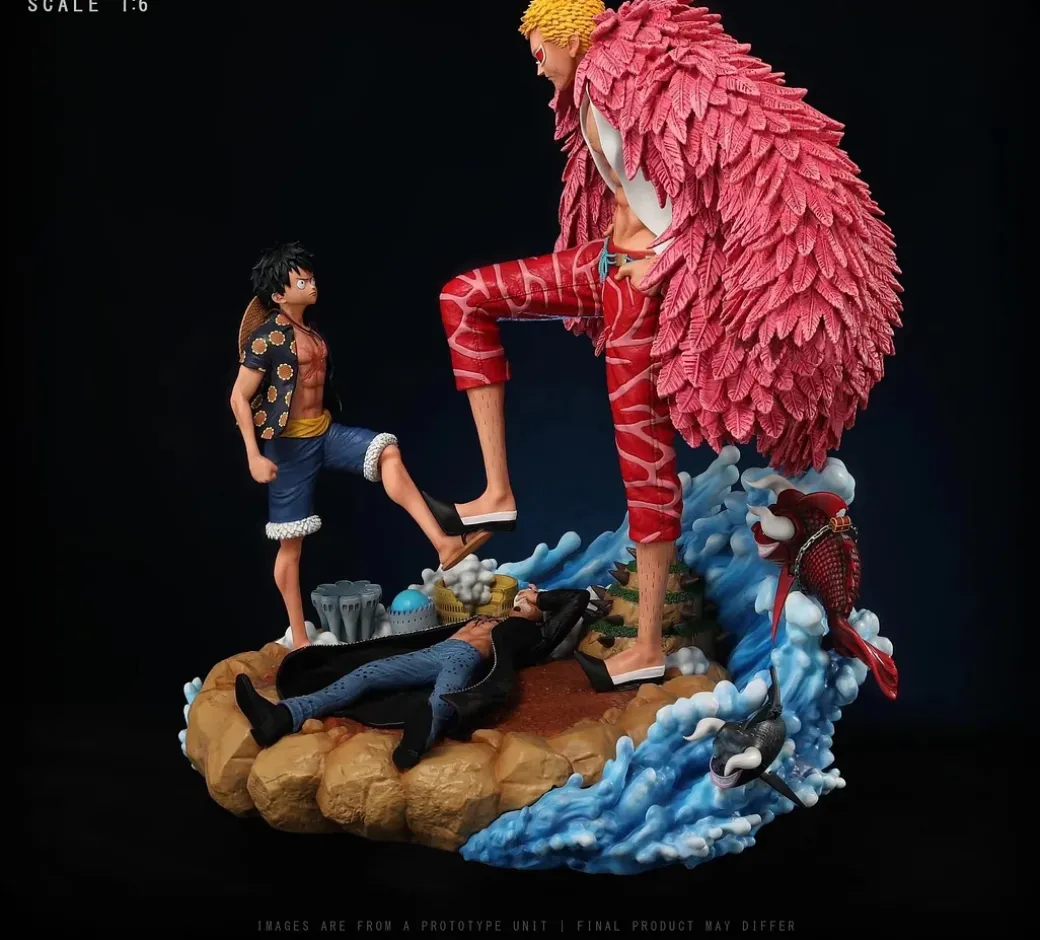 1/6 Scale Luffy vs Donquixote Doflamingo - ONE PIECE Resin Statue - AW Studios