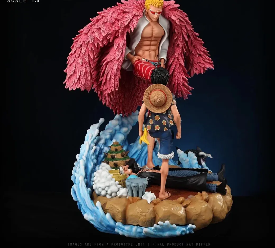 1/6 Scale Luffy vs Donquixote Doflamingo - ONE PIECE Resin Statue - AW Studios