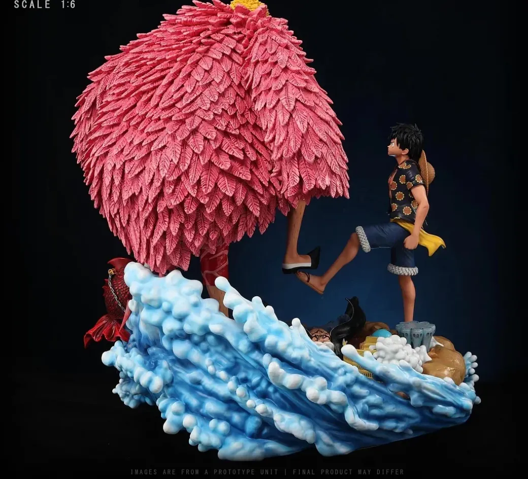 1/6 Scale Luffy vs Donquixote Doflamingo - ONE PIECE Resin Statue - AW Studios