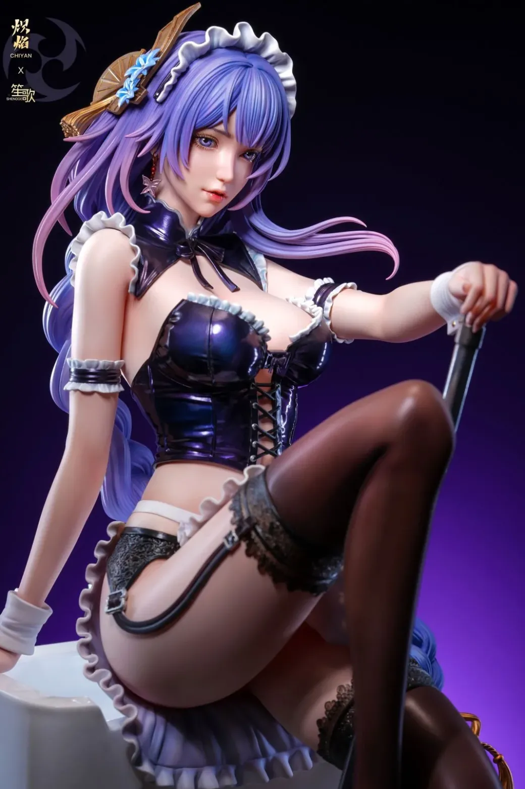1/4 Scale Maid Ver. Raiden Shogun - Genshin Impact Resin Statue - ChiYan Studio
