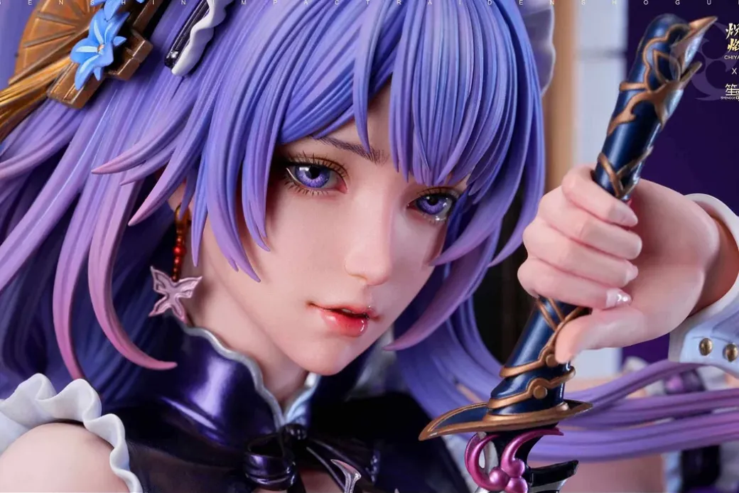 1/4 Scale Maid Ver. Raiden Shogun - Genshin Impact Resin Statue - ChiYan Studio