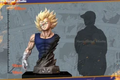 1/1 Scale Majin Vegeta Bust Statue - Dragon Ball Resin Statue - Hero Belief Studios