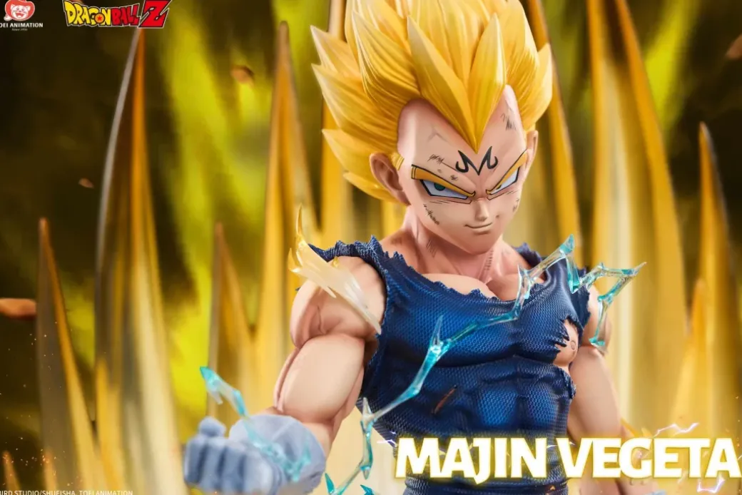1/6 Scale Majin Vegeta with LED - Dragon Ball Z Official Statue - TOEI Animation