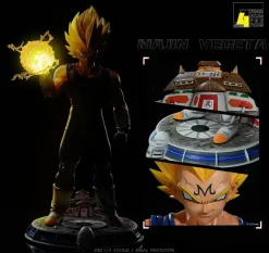 1/4 Scale Majin Vegeta with LED - Dragon Ball Resin Statue - F4 Studios
