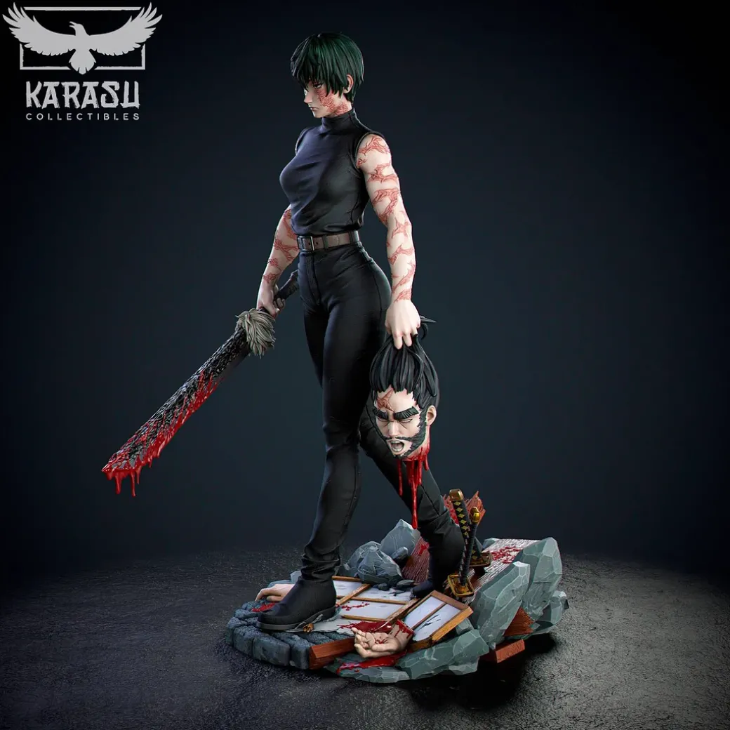 1/6 Scale Maki Zenin - Jujutsu Kaisen Resin Statue - KARASU Studio