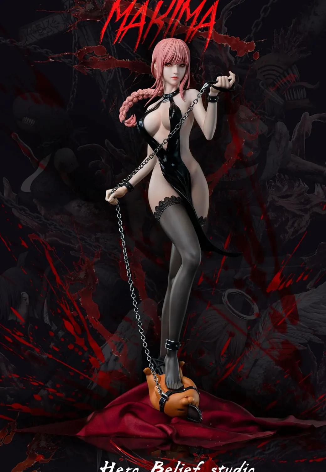 1/4 Scale Makima - Chainsaw Man Resin Statue - Hero Belief Studios