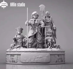 1/6 Scale Master & Apprentice 01 Tang Monk Krillin - Dragon Ball Resin Statue - Kalin Studio