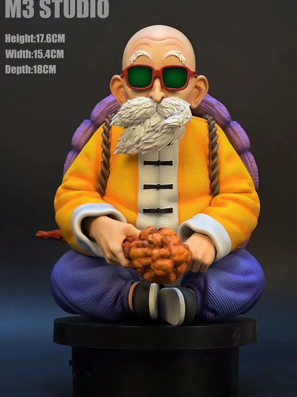 1/6 Scale Master Roshi & Turtle - Dragon Ball Resin Statue - M3 Studios
