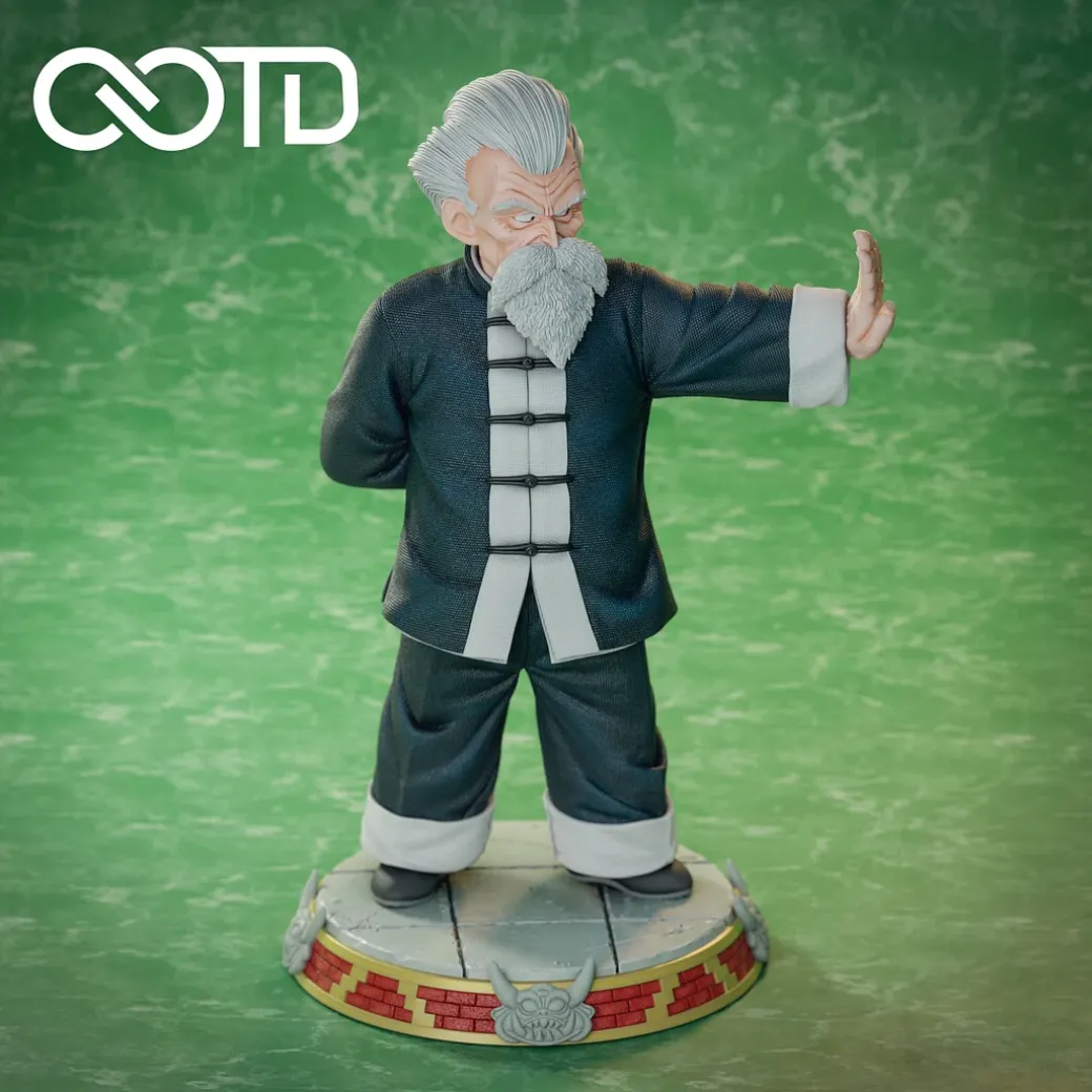 1/6 Scale Master Roshi/ The Mysterious Jackie Chun - Dragon Ball Resin Statue - OOTD Studio