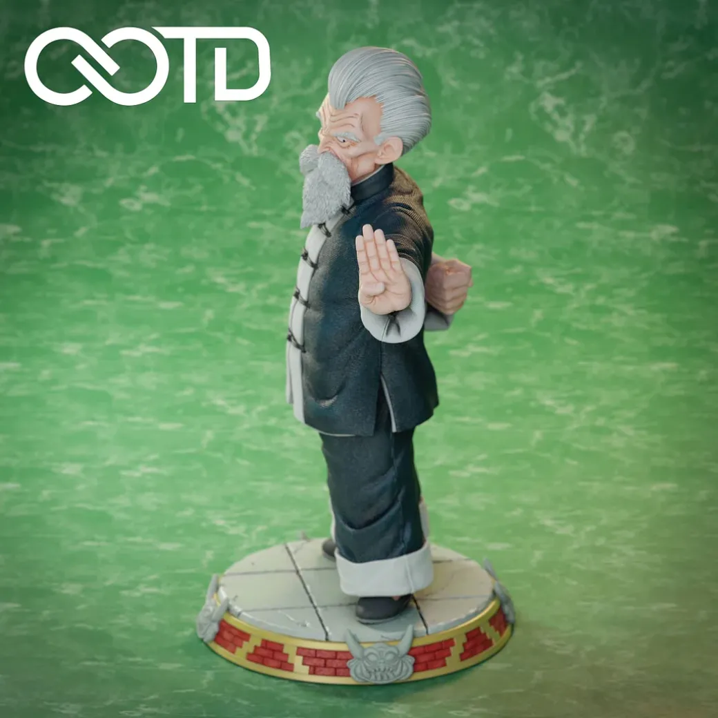 1/6 Scale Master Roshi/ The Mysterious Jackie Chun - Dragon Ball Resin Statue - OOTD Studio