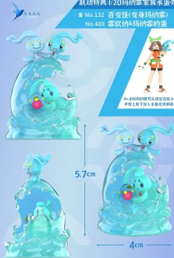 1/20 Scale May, Bulbasaur & Manaphy - Pokemon Resin Statue - QN Studios