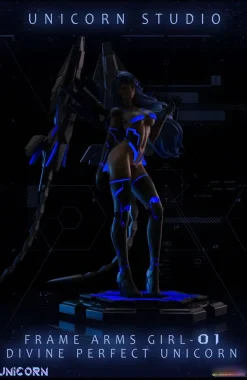 1/6 Scale Mecha Girl 1.0 - Original Design Resin Statue - Unicorn Studios