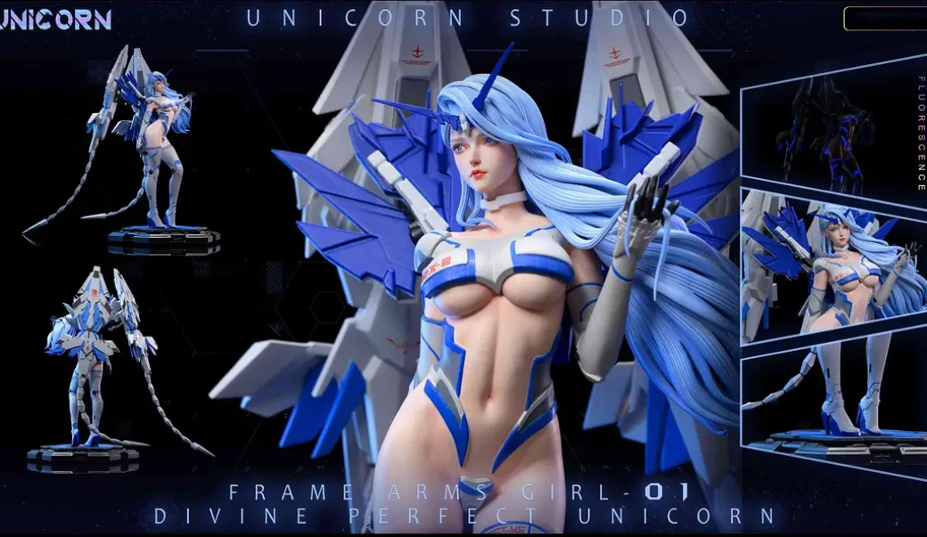 1/6 Scale Mecha Girl 1.0 - Original Design Resin Statue - Unicorn Studios