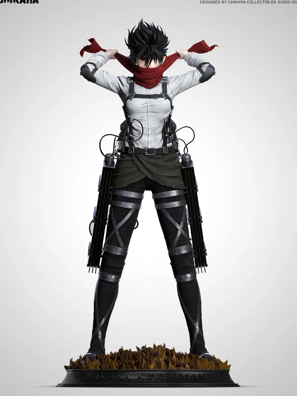 1/6 Scale Mikasa Ackerman Goodbye Eren Jaeger - Attack On Titan Resin Statue - CHIKARA Studios