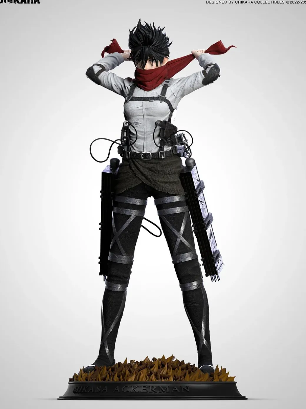 1/6 Scale Mikasa Ackerman Goodbye Eren Jaeger - Attack On Titan Resin Statue - CHIKARA Studios