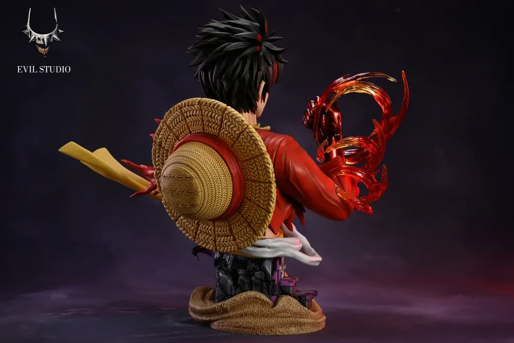 1/4 Scale Monkey D. Luffy Bust Statue - ONE PIECE Resin Statue - EVIL Studios