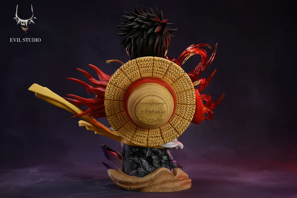 1/4 Scale Monkey D. Luffy Bust Statue - ONE PIECE Resin Statue - EVIL Studios