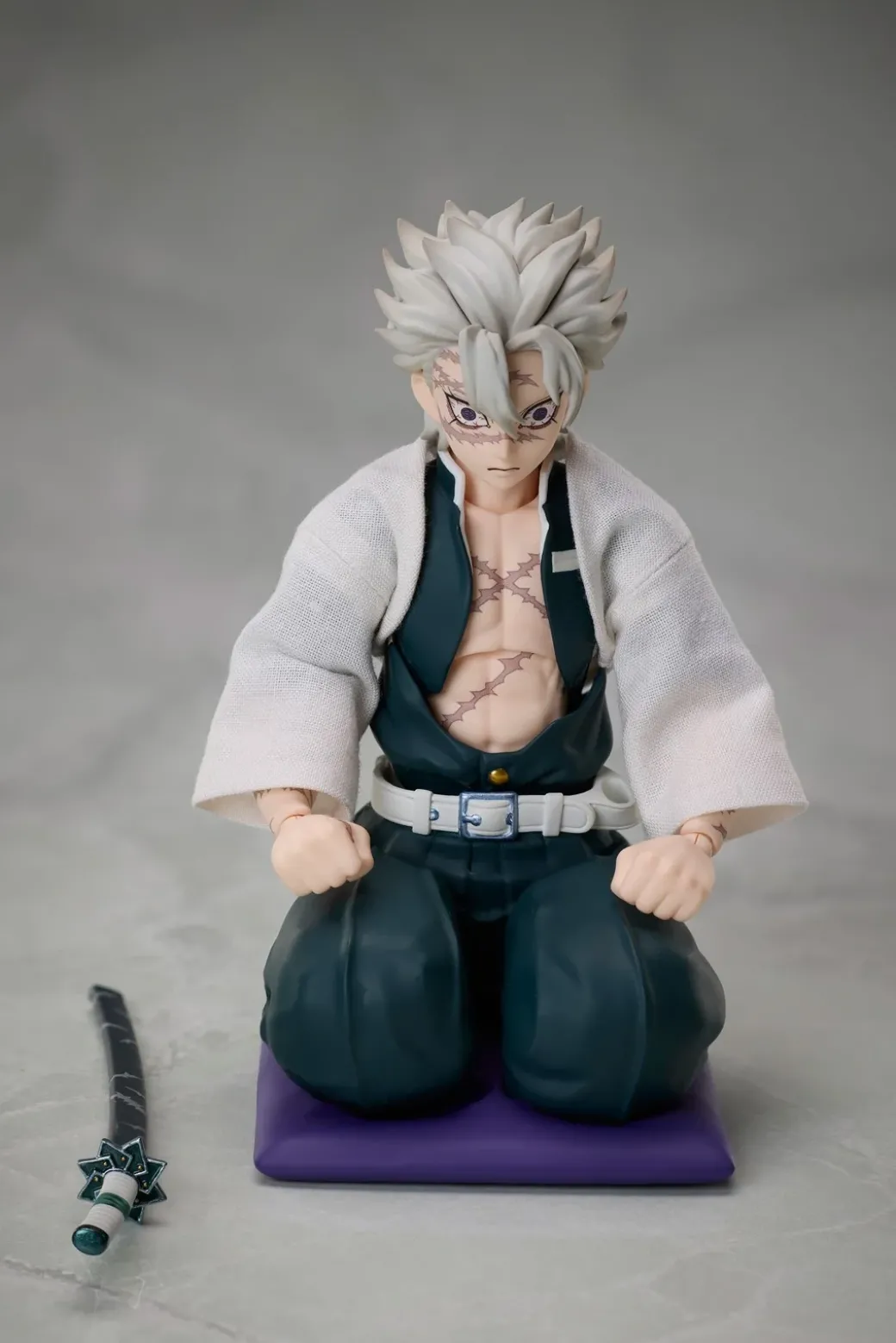 1/12 Scale Movable BUZZmod Ver. Sanemi Shinazugawa - Demon Slayer: Kimetsu no Yaiba Official Statue - Aniplex
