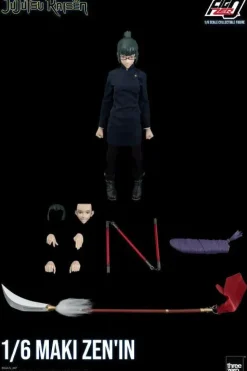1/6 Scale Movable FigZero Series Maki Zenin - Jujutsu Kaisen Official Statue - THREEZERO