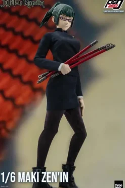 1/6 Scale Movable FigZero Series Maki Zenin - Jujutsu Kaisen Official Statue - THREEZERO