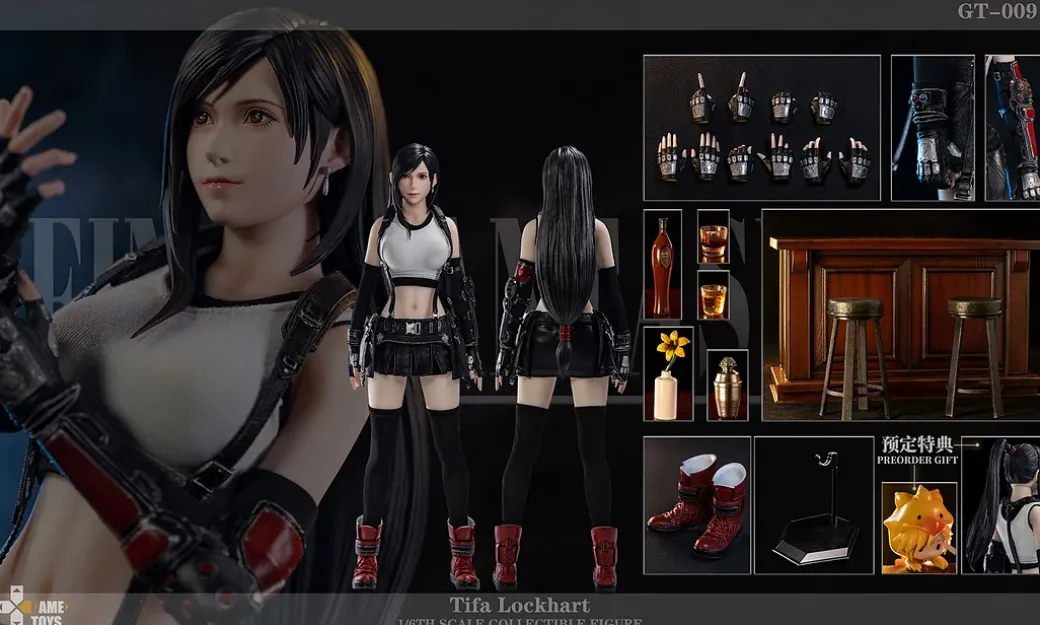 1/6 Scale Movable Tifa Lockhart - (FF7) Final Fantasy VII Resin Statue - GAMETOYS