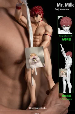 1/6 Scale Mr. Milk Satoru Gojo & Senji Muramasa - Jujutsu Kaisen Fate/Grand Order Resin Statue - Hyperspace Studios