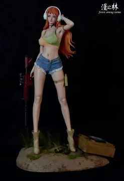 1/4 Scale Nami with Assault Rifle - ONE PIECE Resin Statue - MZL Studios