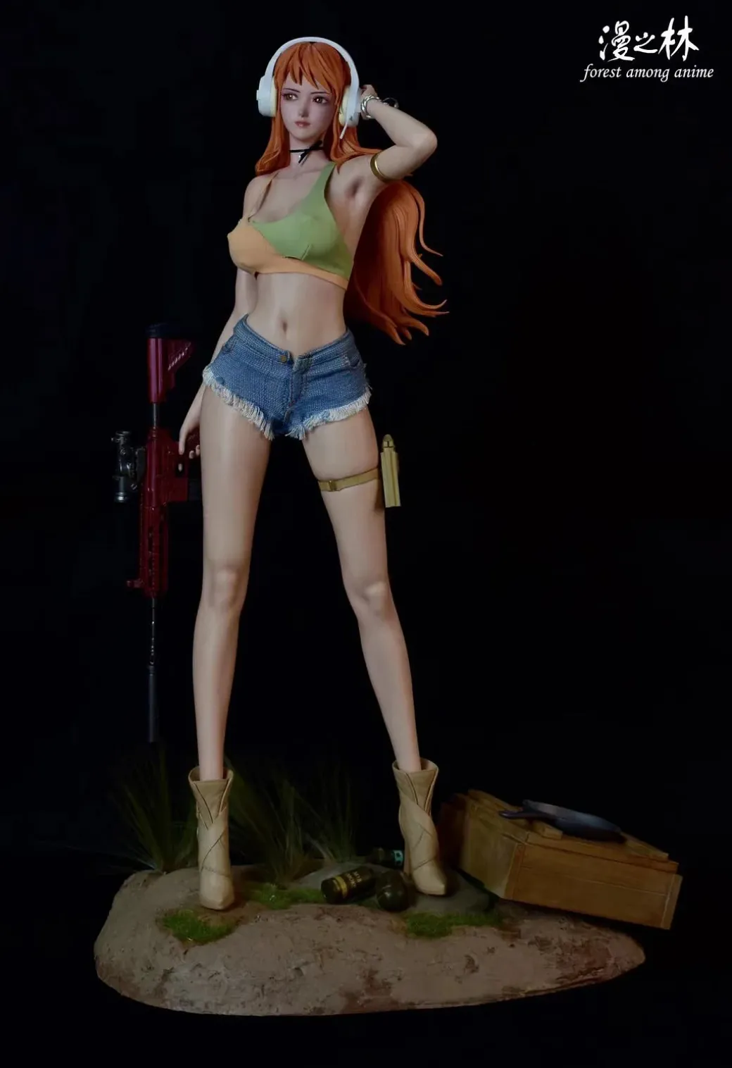 1/4 Scale Nami with Assault Rifle - ONE PIECE Resin Statue - MZL Studios