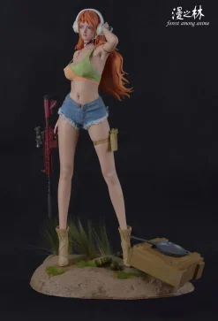 1/4 Scale Nami with Assault Rifle - ONE PIECE Resin Statue - MZL Studios
