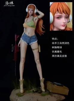 1/4 Scale Nami with Assault Rifle - ONE PIECE Resin Statue - MZL Studios